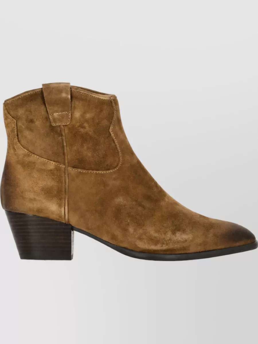 Ash Leather Ankle Boots