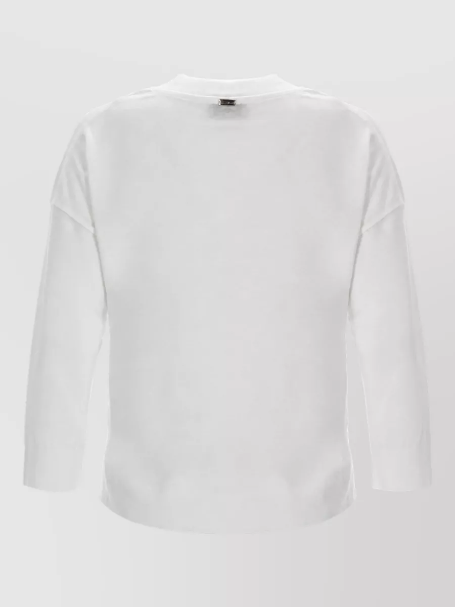 Herno V Neck Long Sleeve Regular Fit T-Shirt