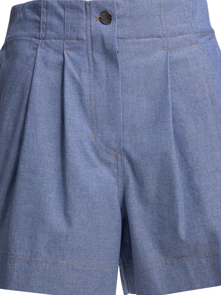 Moncler Grenoble Cotton Tailored Shorts