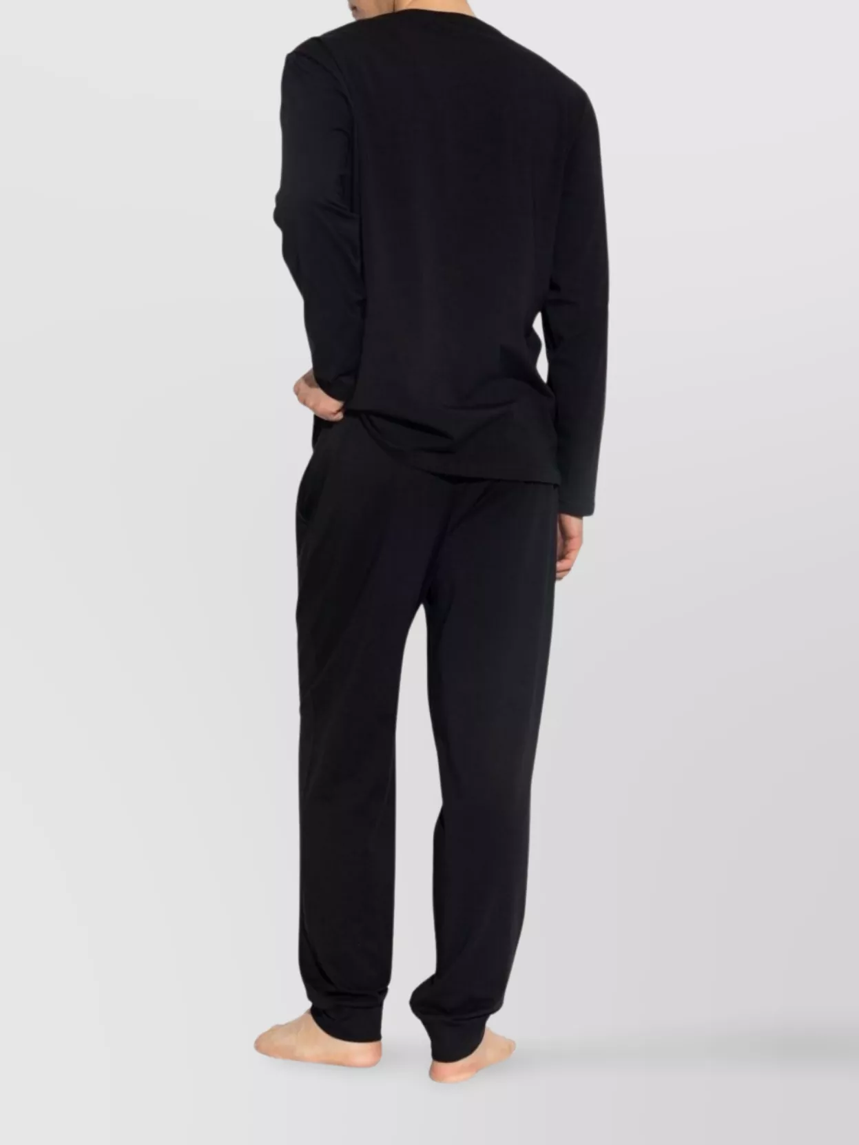 Emporio Armani Crew Neck Pajamas Elastic Waistband