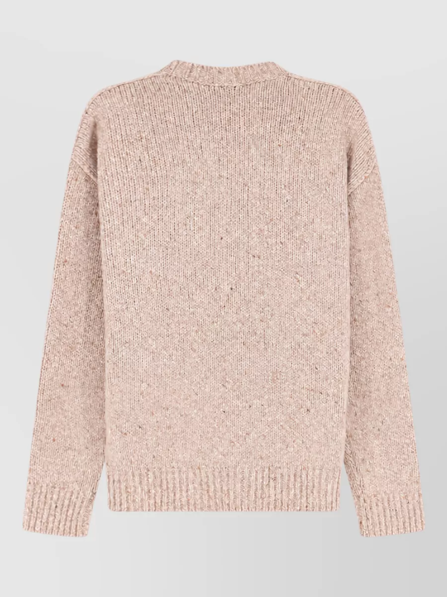 Polo Ralph Lauren Ribbed Mélange Wool Blend Sweater