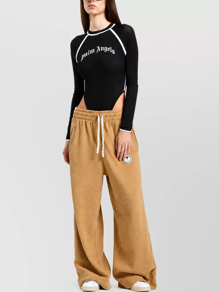 Palm Angels Chenille Loose Track Pants
