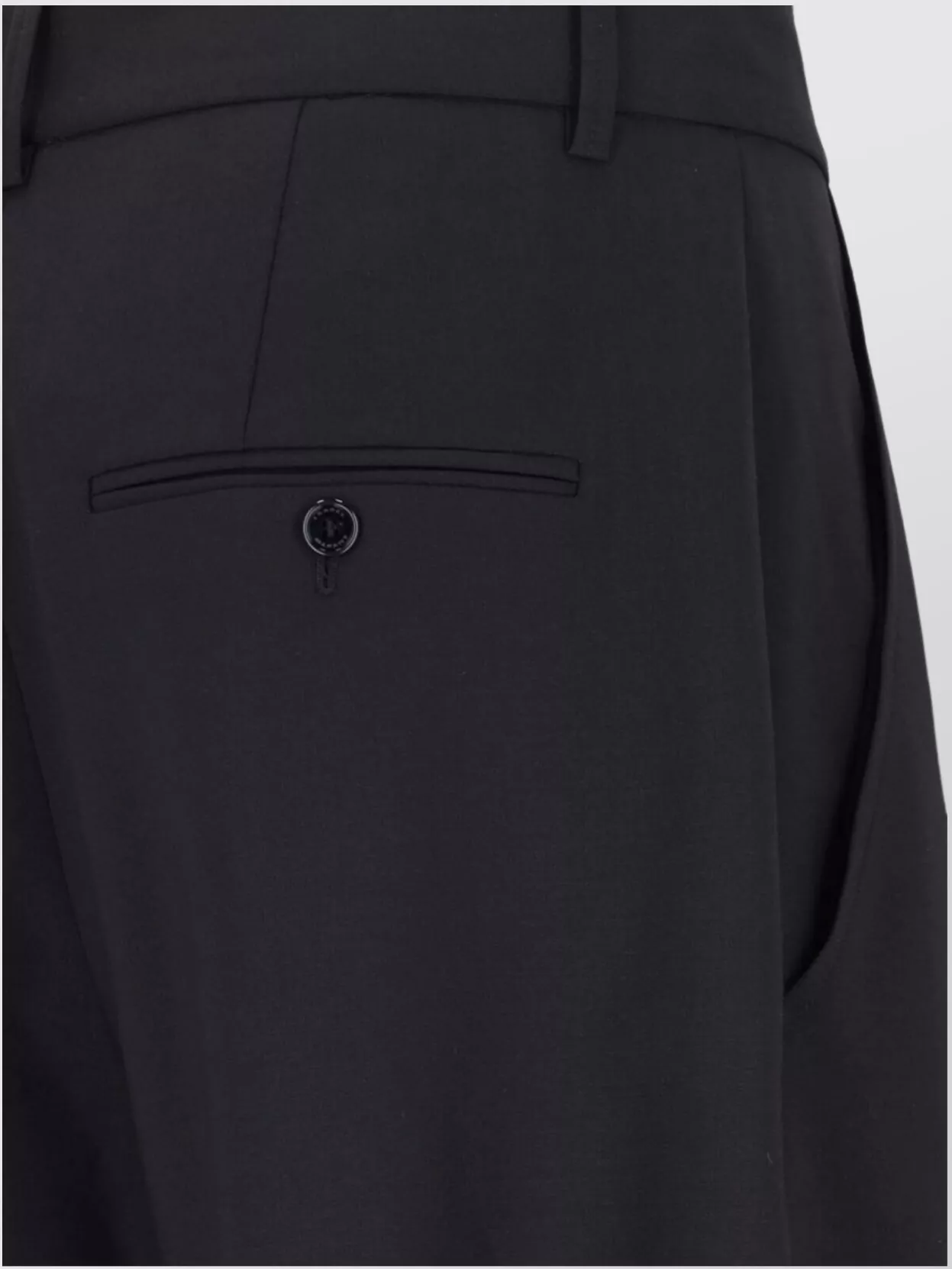 Isabel Marant Straight Trousers With Belt Loops And Buttoned Back Pockets