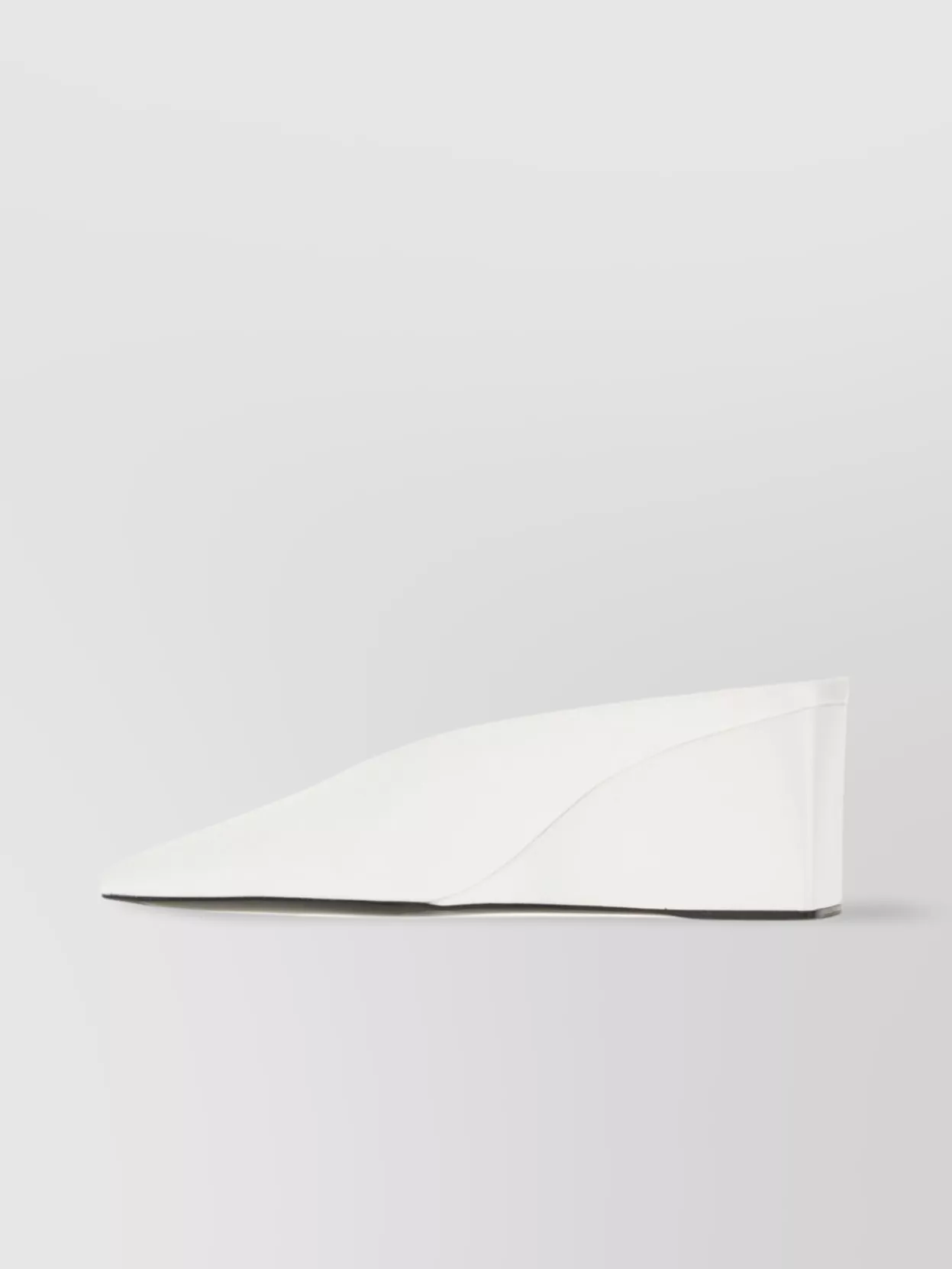 Shop Alaïa Satin Mules With Pointed Toe And Wedge Heel