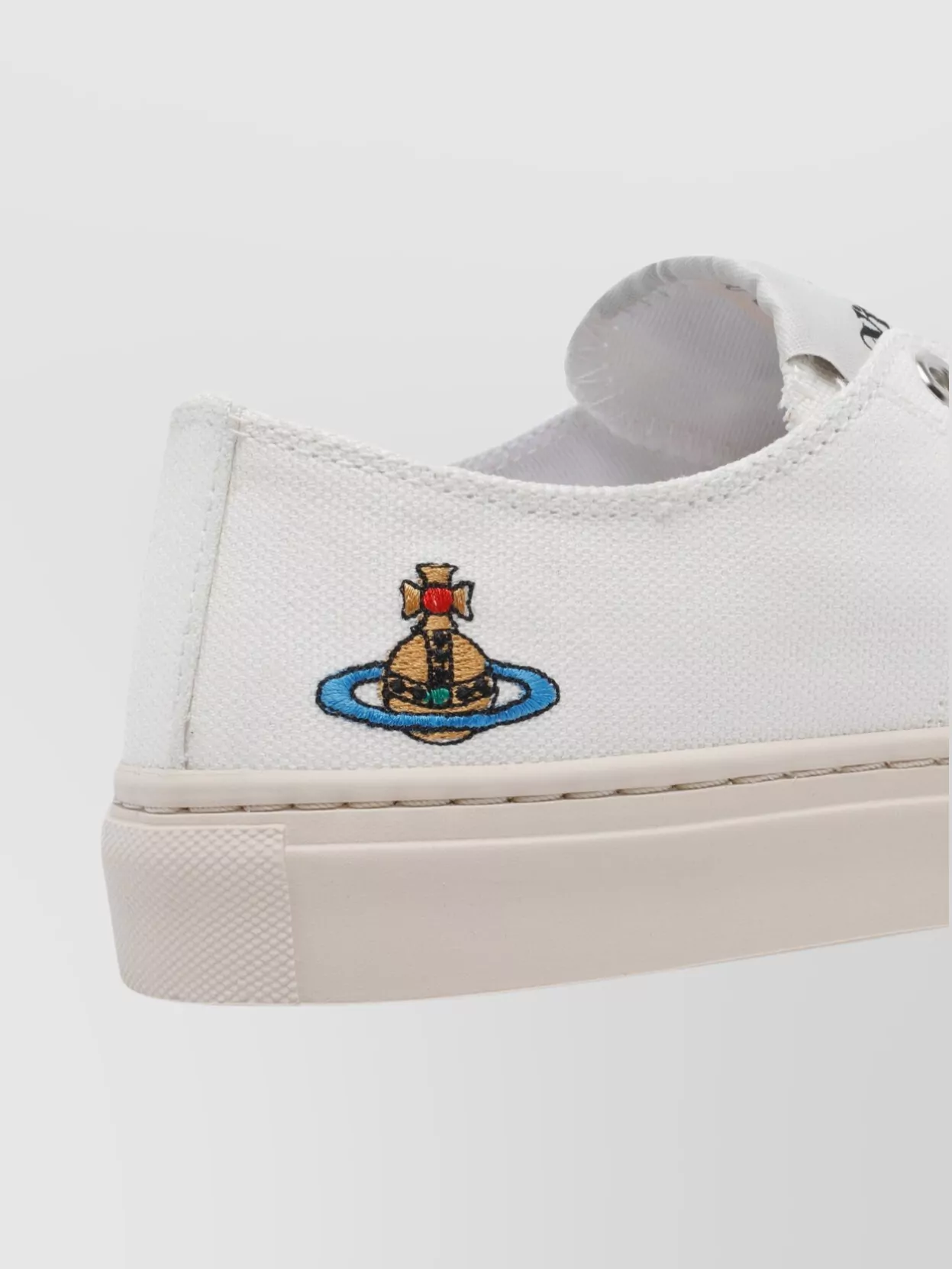 Vivienne Westwood Casual Fabric Sneakers Rubber Sole