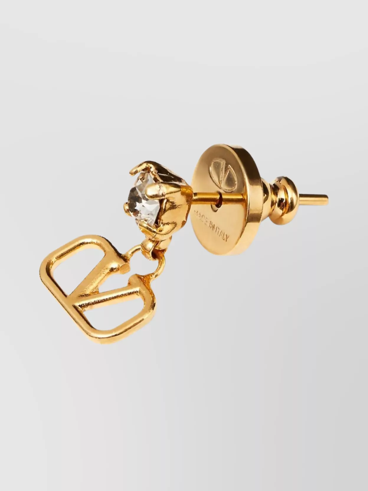 Valentino Garavani Vlogo Crystal Stud Earrings Pair