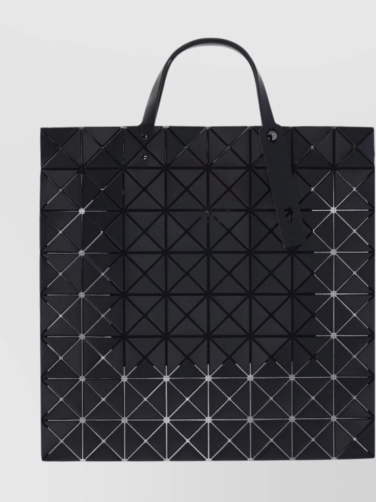 Bao Bao Issey Miyake Geometric Design Tote Bag With Top Handles In Black