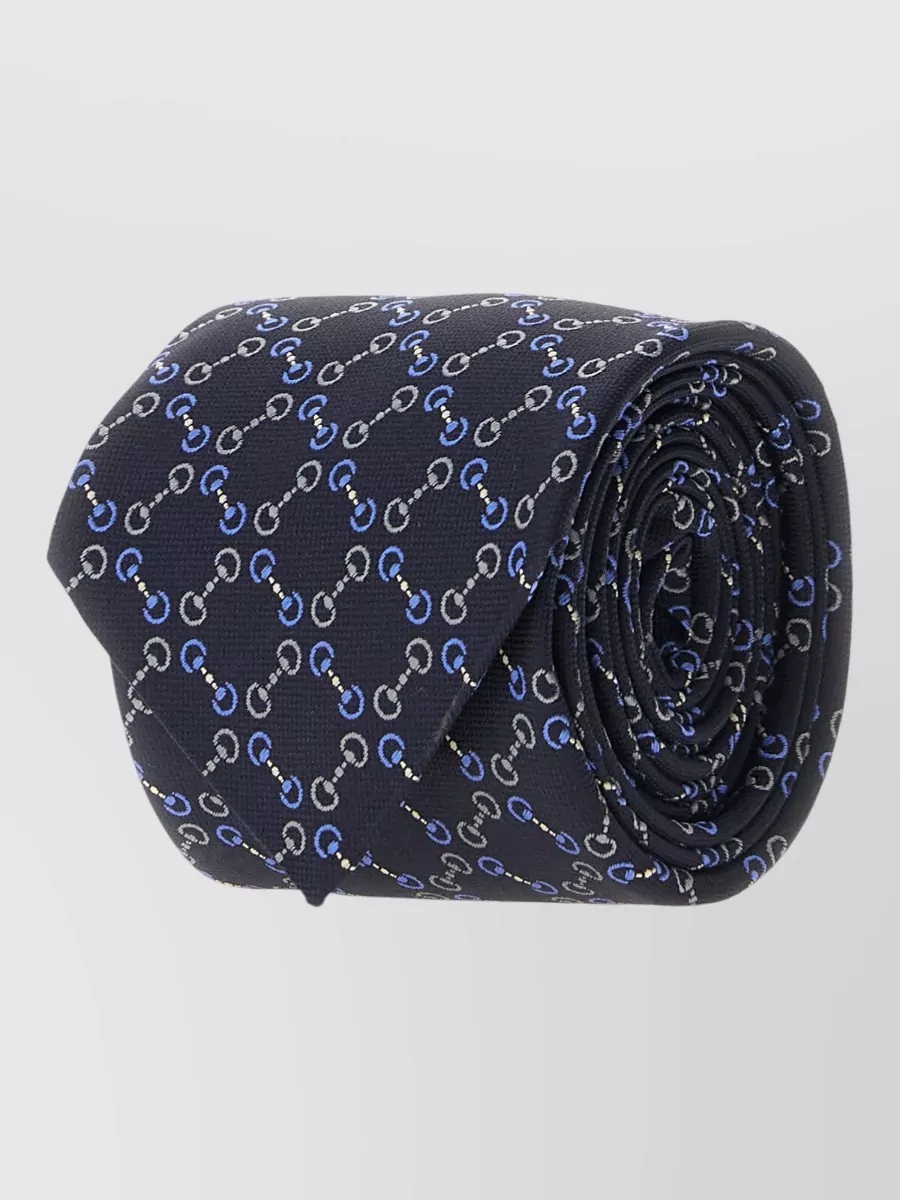 Gucci Silk Embroidered Tie