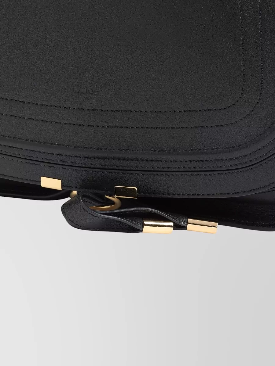 Chloé Marcie Shoulder Bag Calf Leather Strap