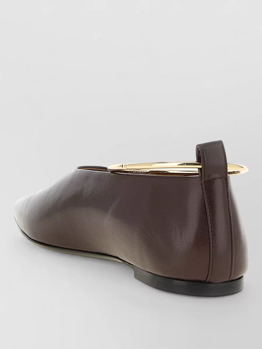 Jil Sander Leather Ballet Flats