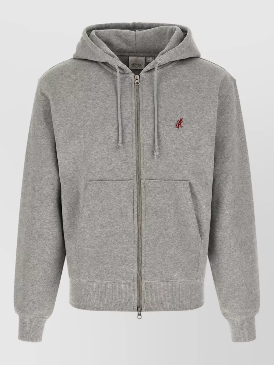 Gramicci cotton-blend zip-up hoodie
