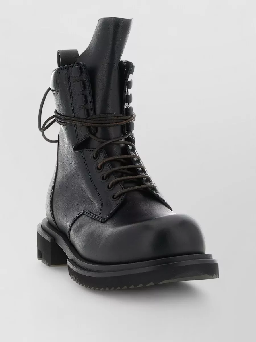 Rick Owens leather derby shoes