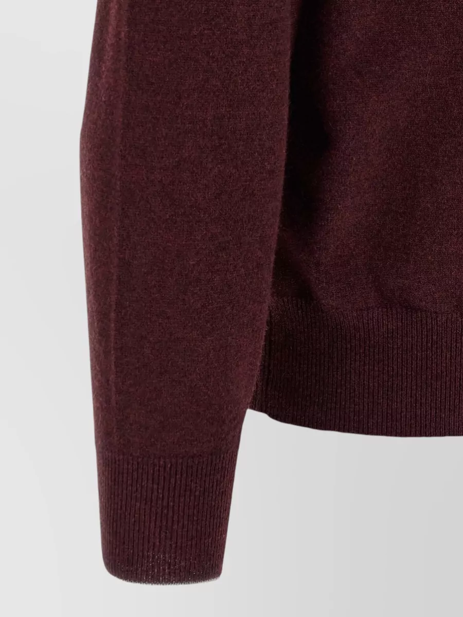 Brunello Cucinelli Cashmere Long-Sleeve Polo Sweater