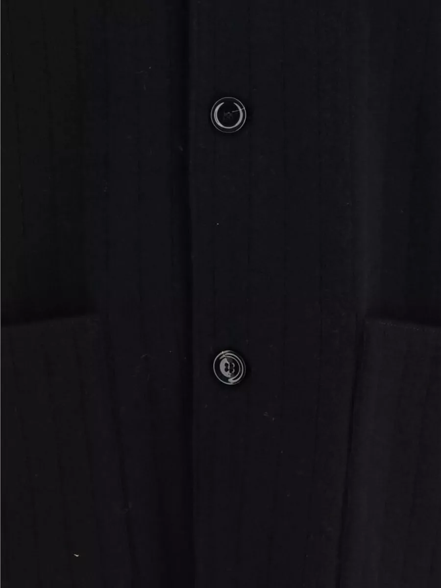 Lardini Wool Full-Length Single-Breasted Coat