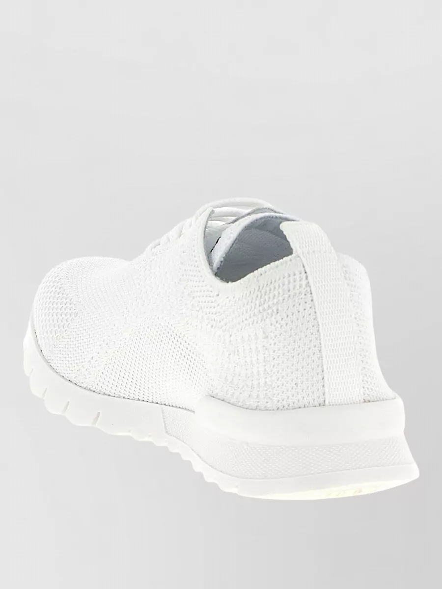 Kiton Fits Mesh Sneakers Rubber Sole Pull Tab