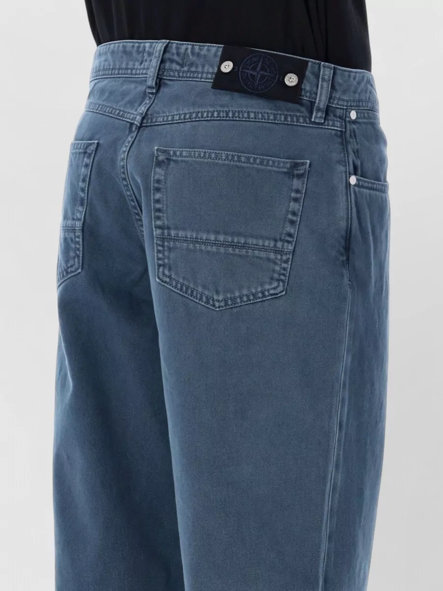 Stone Island Jeans Trousers Belt Loops Five Pocket Design