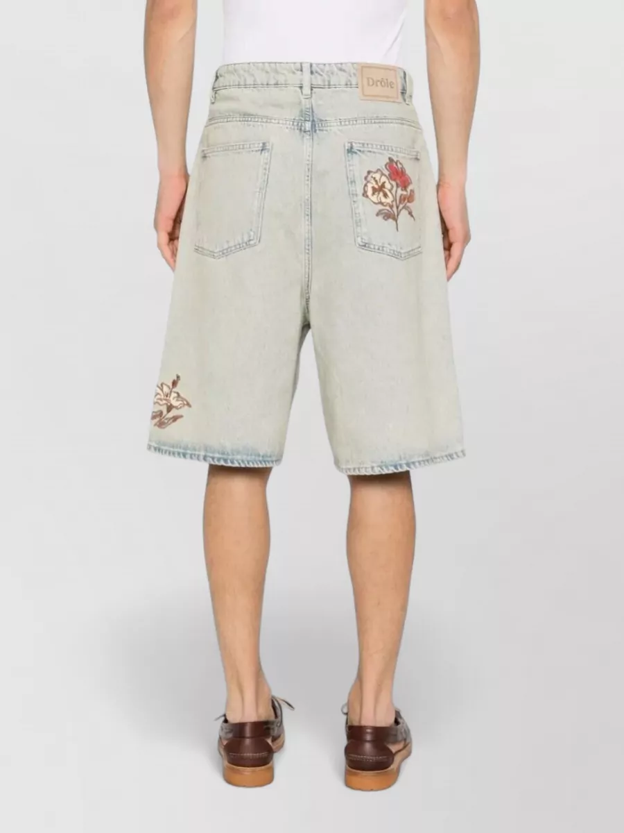 Drôle De Monsieur Denim Bermuda Shorts