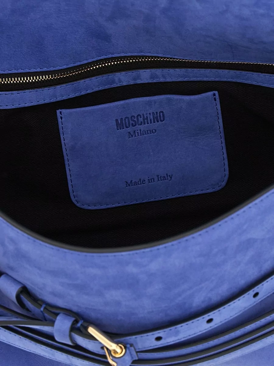 Moschino Knotted Strap Shoulder Bag Adjustable Buckle Handle