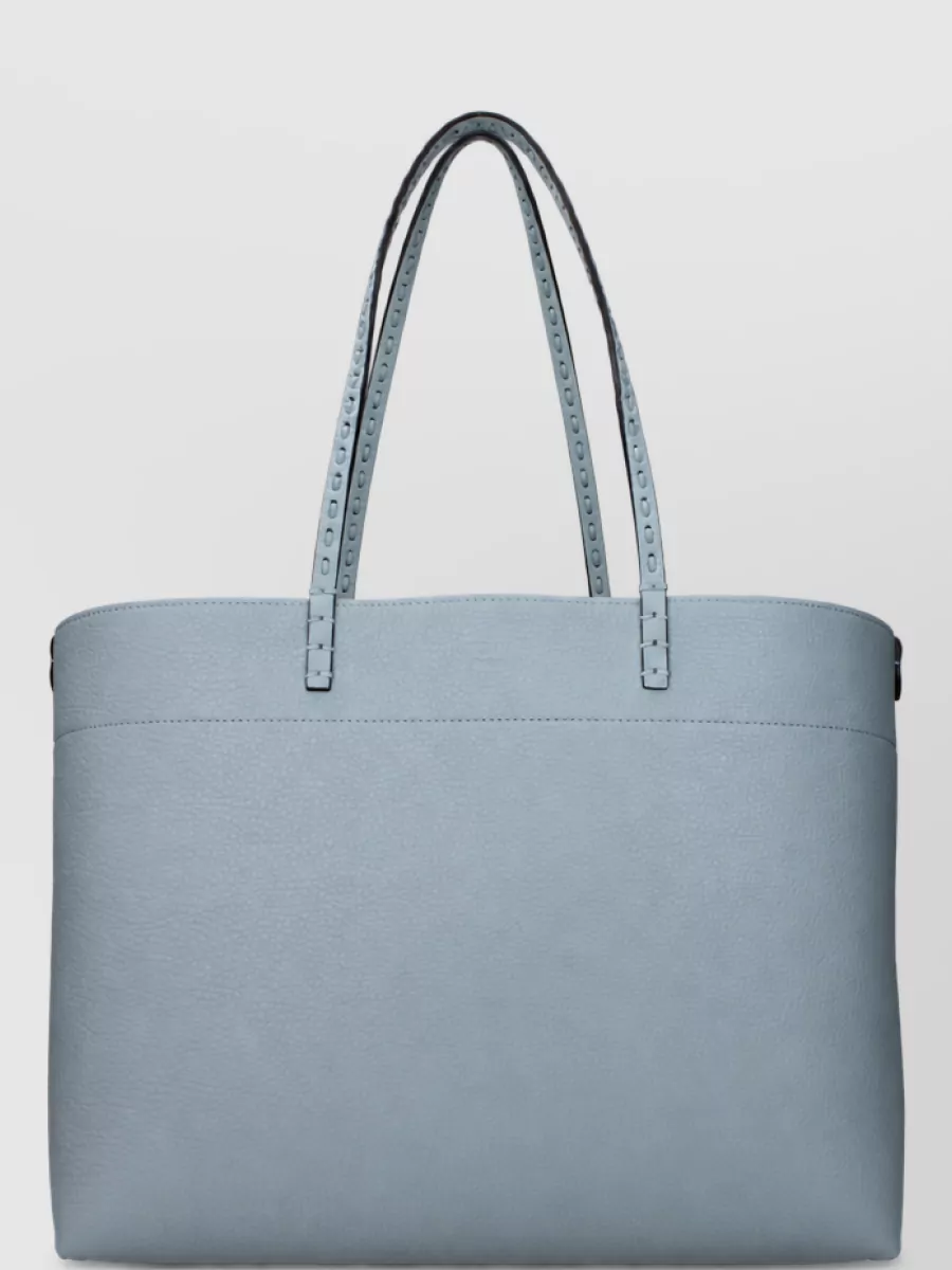 Fendi leather tote bag