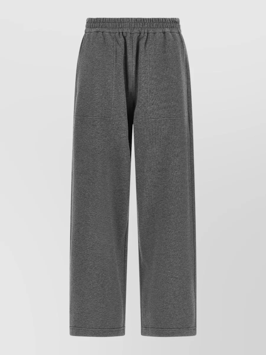 Brunello Cucinelli Wide leg cotton lounge trousers