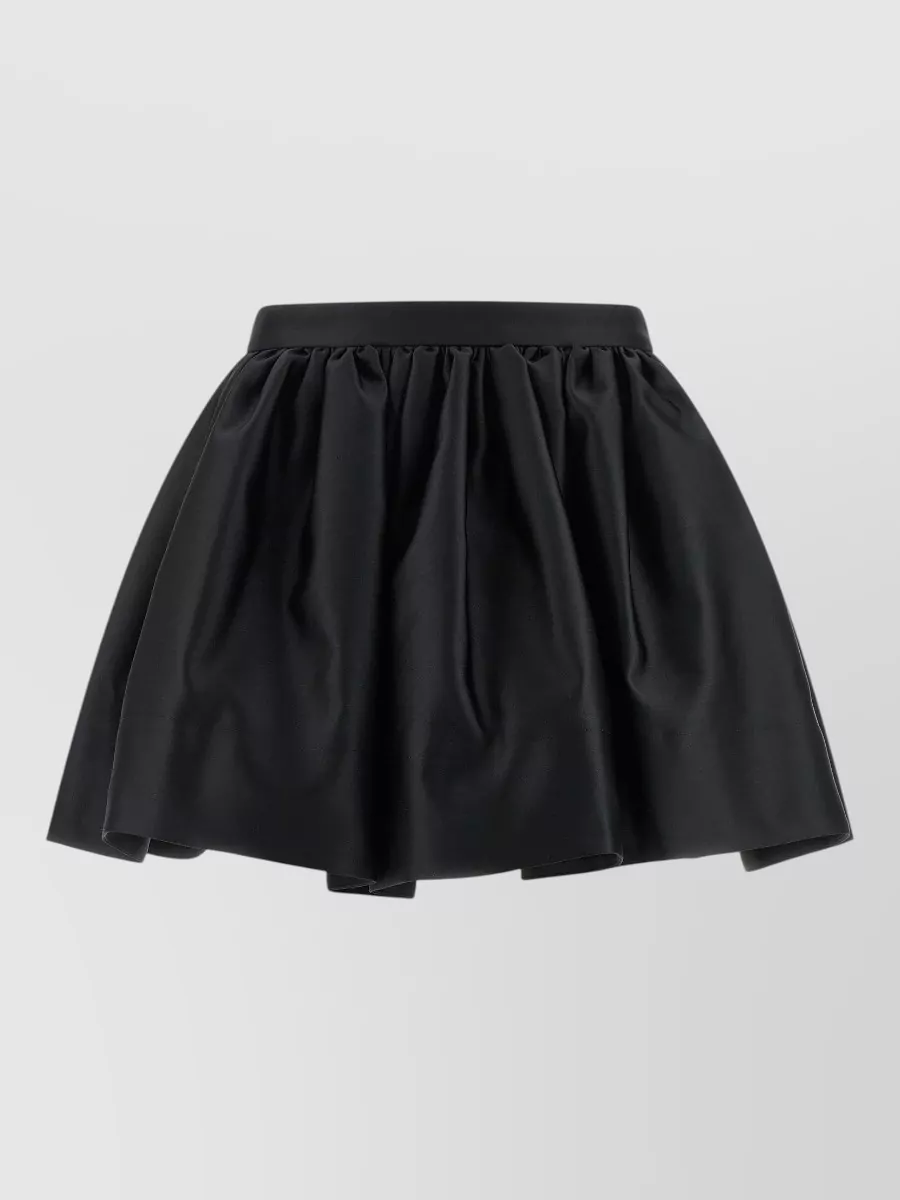 Paco Rabanne Satin pleated mini skirt