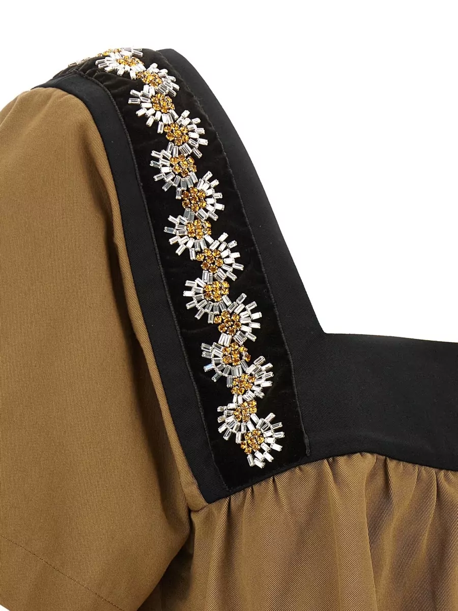 Prada Embellished Mini Dress