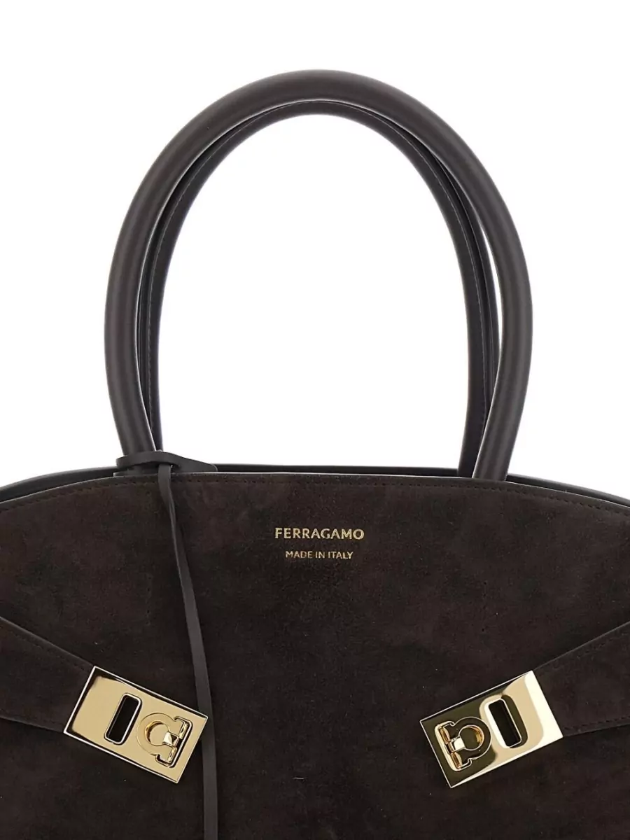 Ferragamo The Hug Bag Small Leather Shoulder Bag