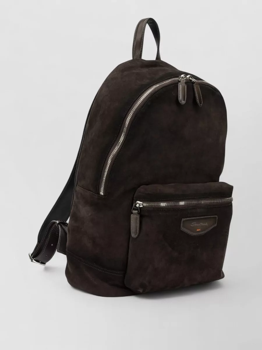 Santoni Suede Backpack
