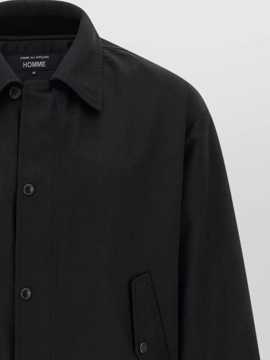 Comme Des Garçons Wool Overshirt Jacket