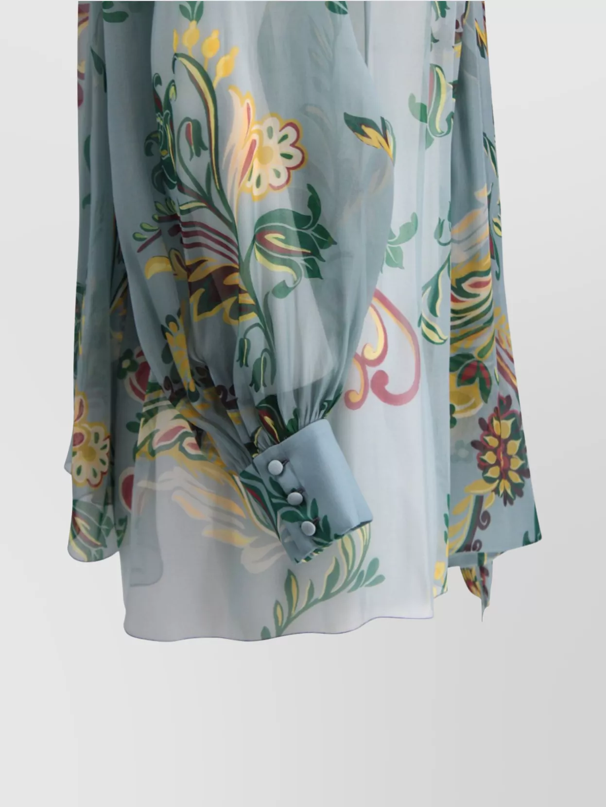 Etro Floral Long Sleeve Loose Fit Top