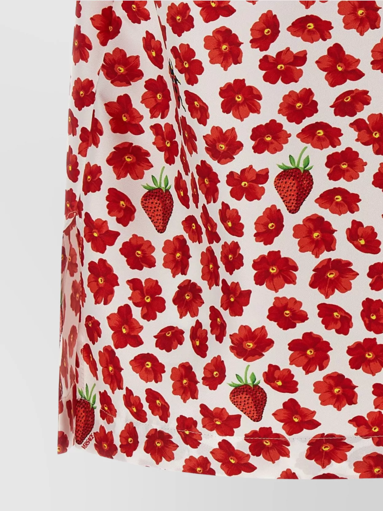 Versace Floral Garden Collared Shirt