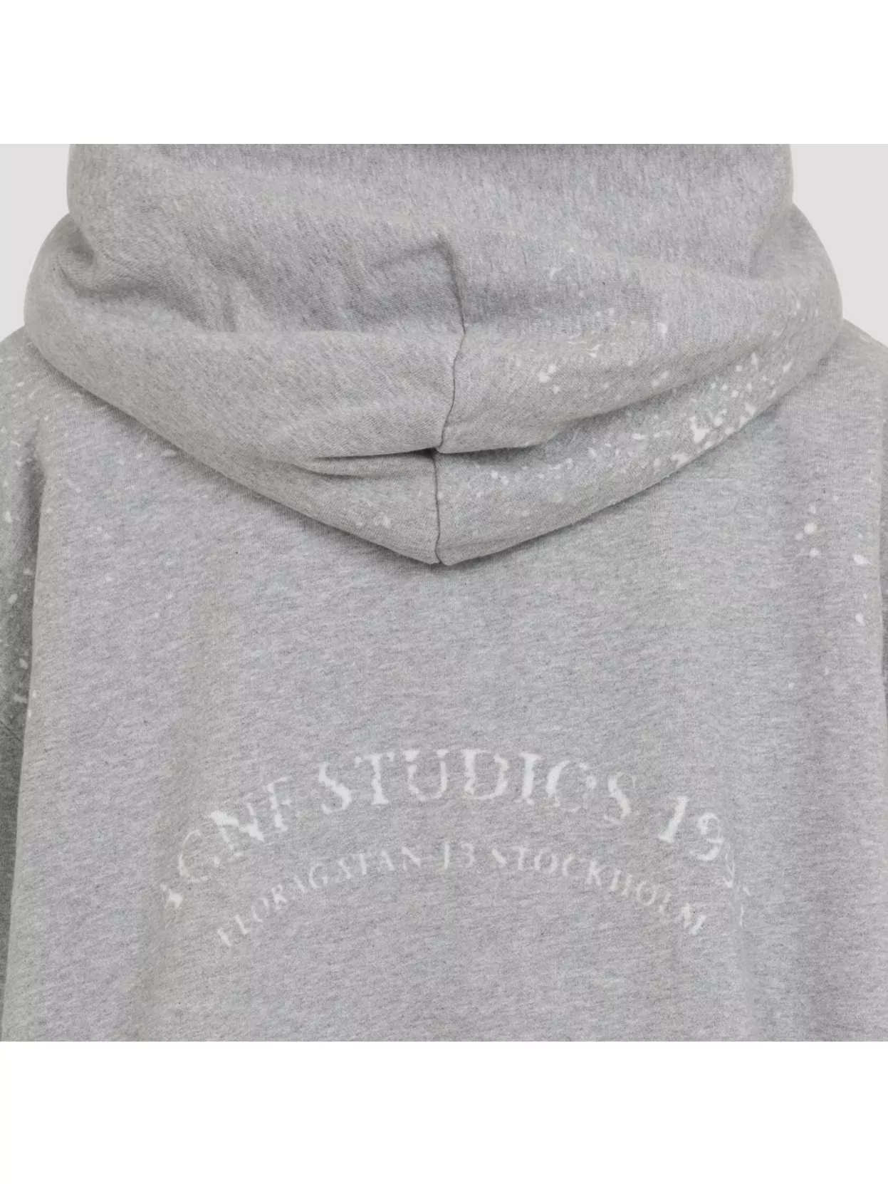 Acne Studios Casual Hoodie With Front Pockets And Print