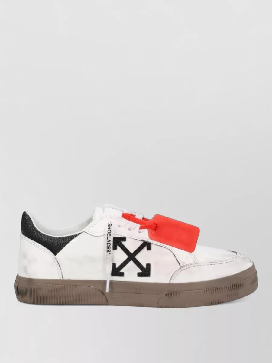 Off-White Sneakers Contrast Heel Tab Low Top