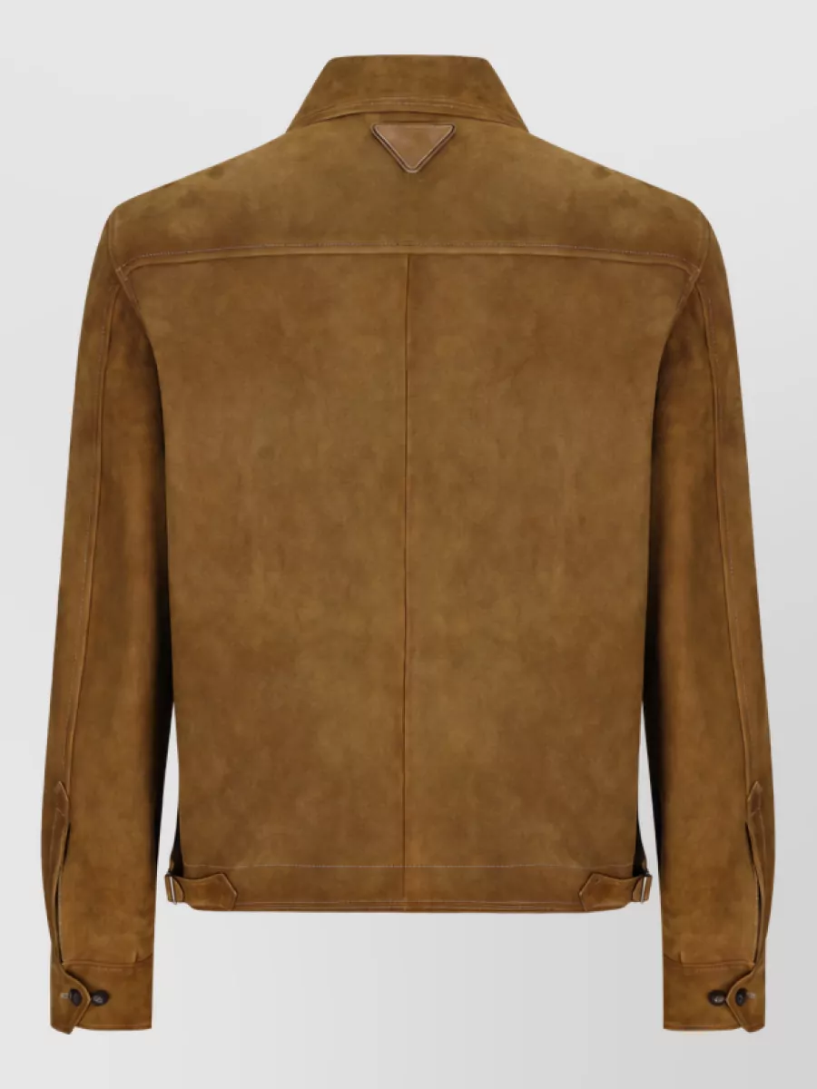 Prada Leather Blazer
