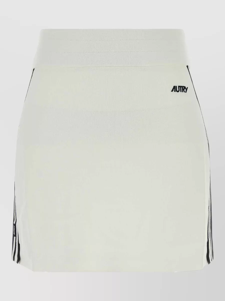 Autry ribbed knit mini skirt