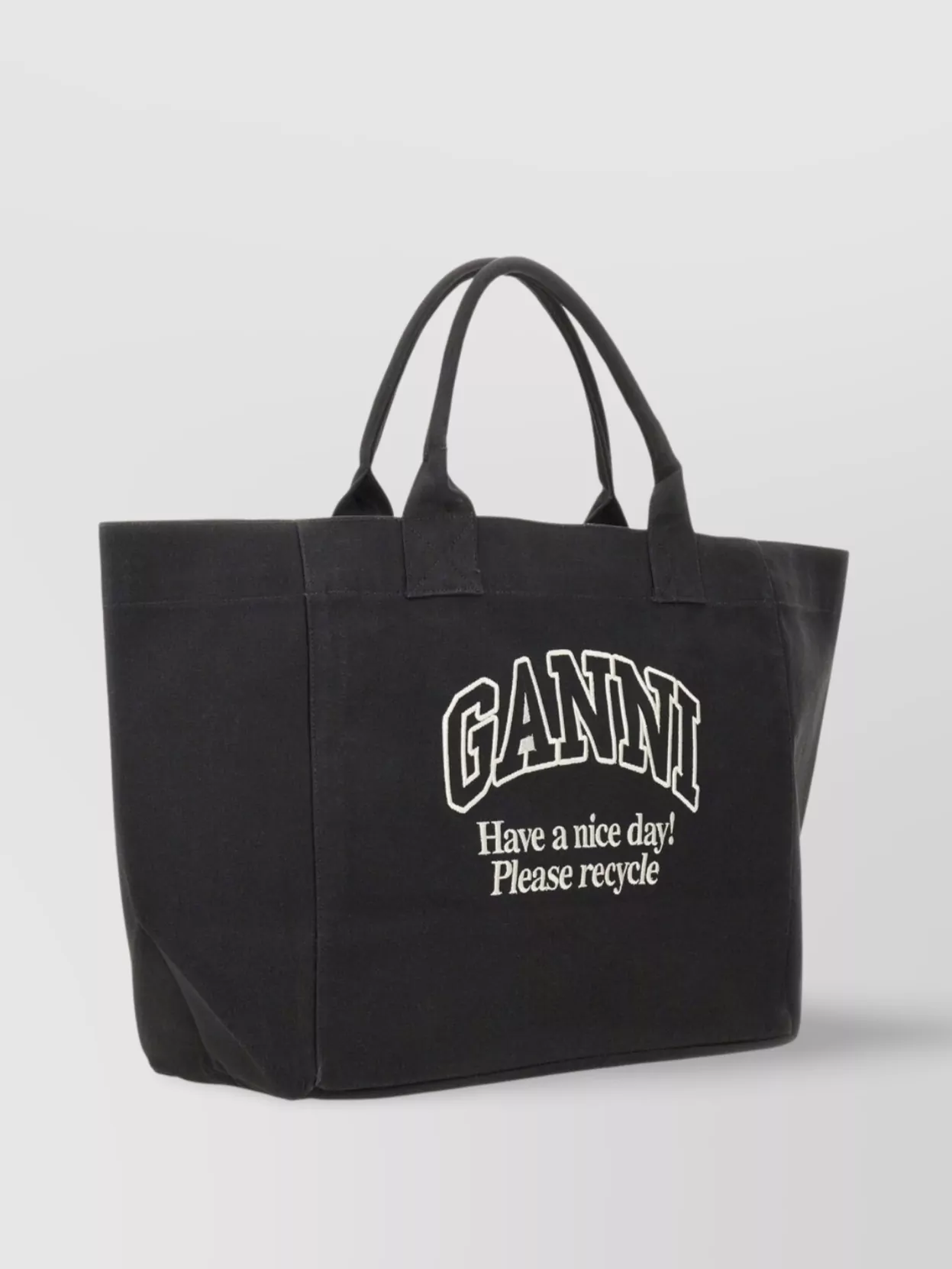 Ganni Large Carryall Tote Bag