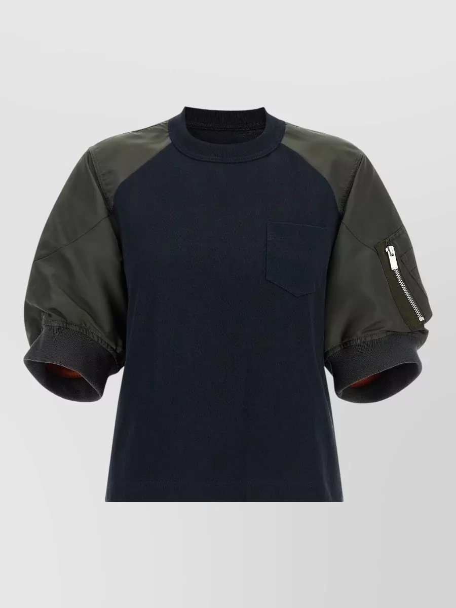 Sacai Cotton hybrid t-shirt