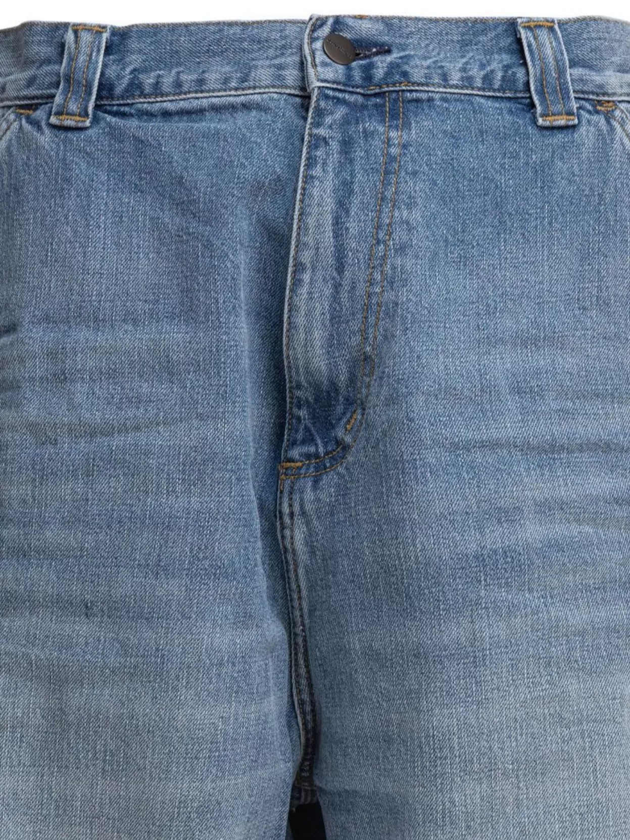 Carhartt Wip Denim Trousers With Pockets And Belt Loops