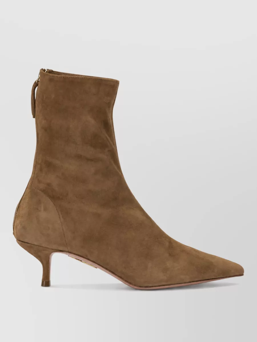 Aquazzura Leather Ankle Boots