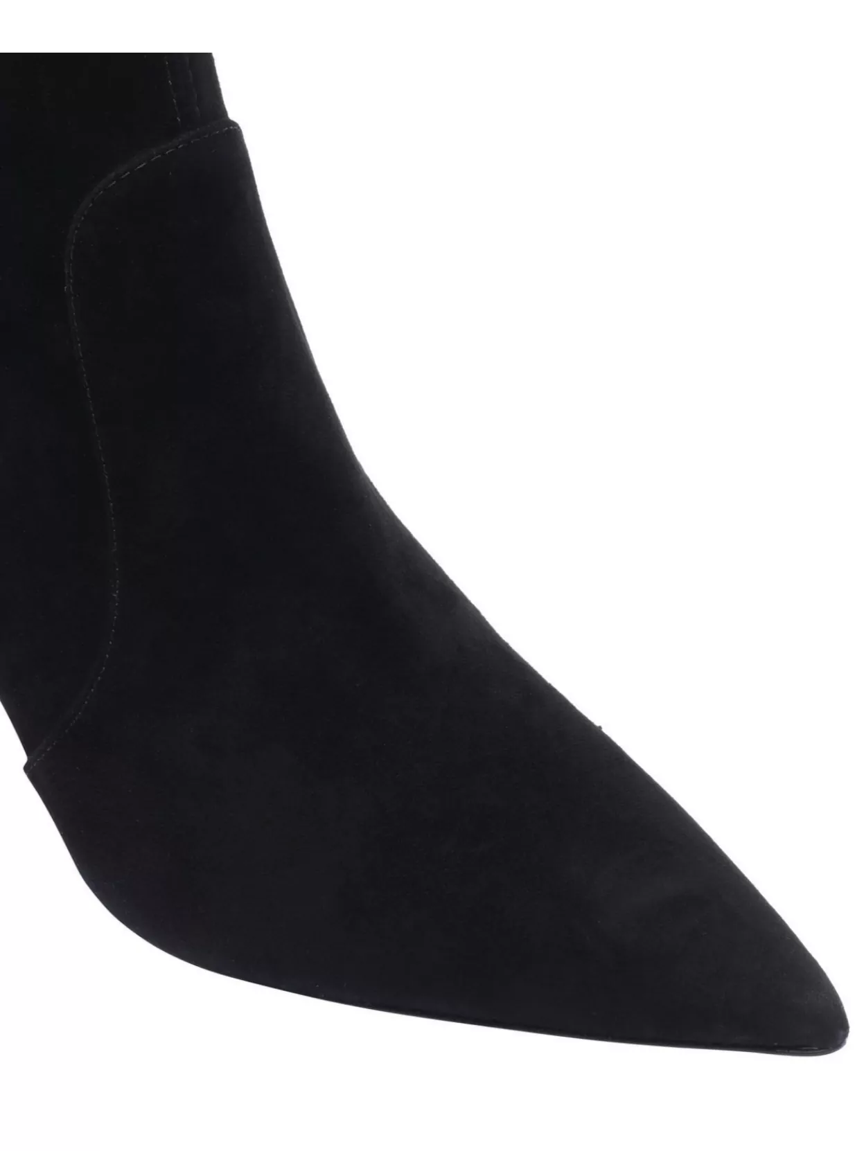 Stuart Weitzman Elasticized Pointed Toe Stiletto Heel Ankle Boots