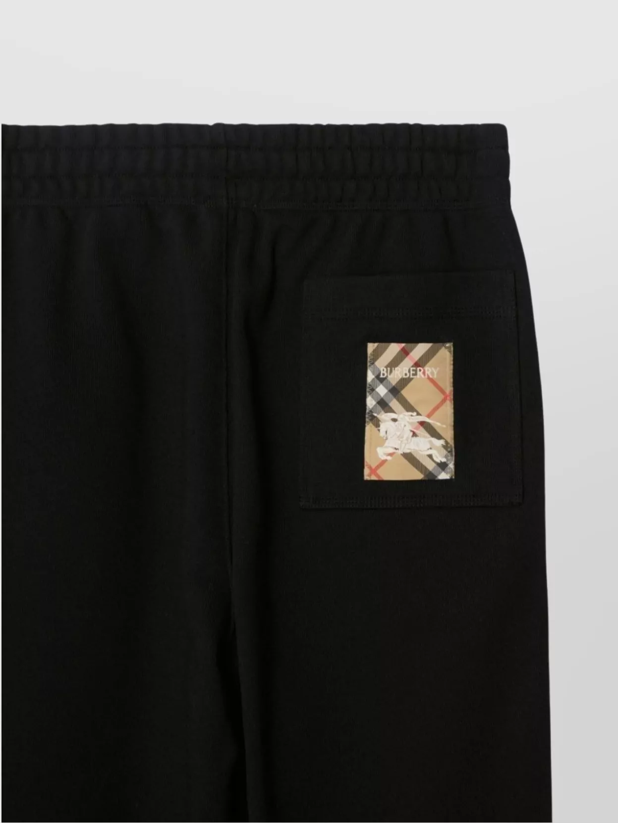 Burberry Check Print Straight Leg Trousers