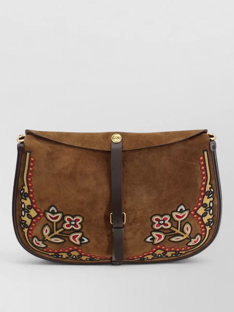 Etro Maxi Leather Shoulder Bag