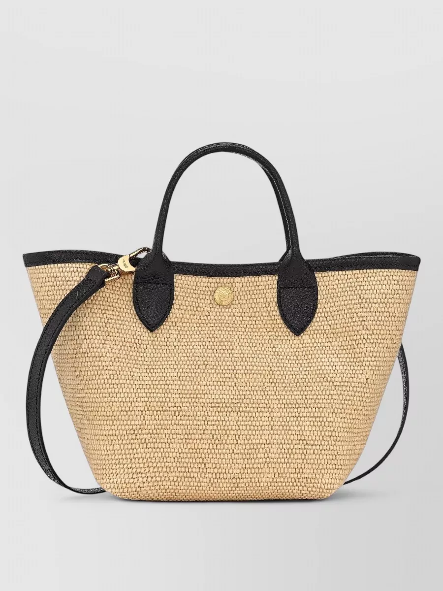 Longchamp Panier Crossbody Bag Adjustable Strap Pocket