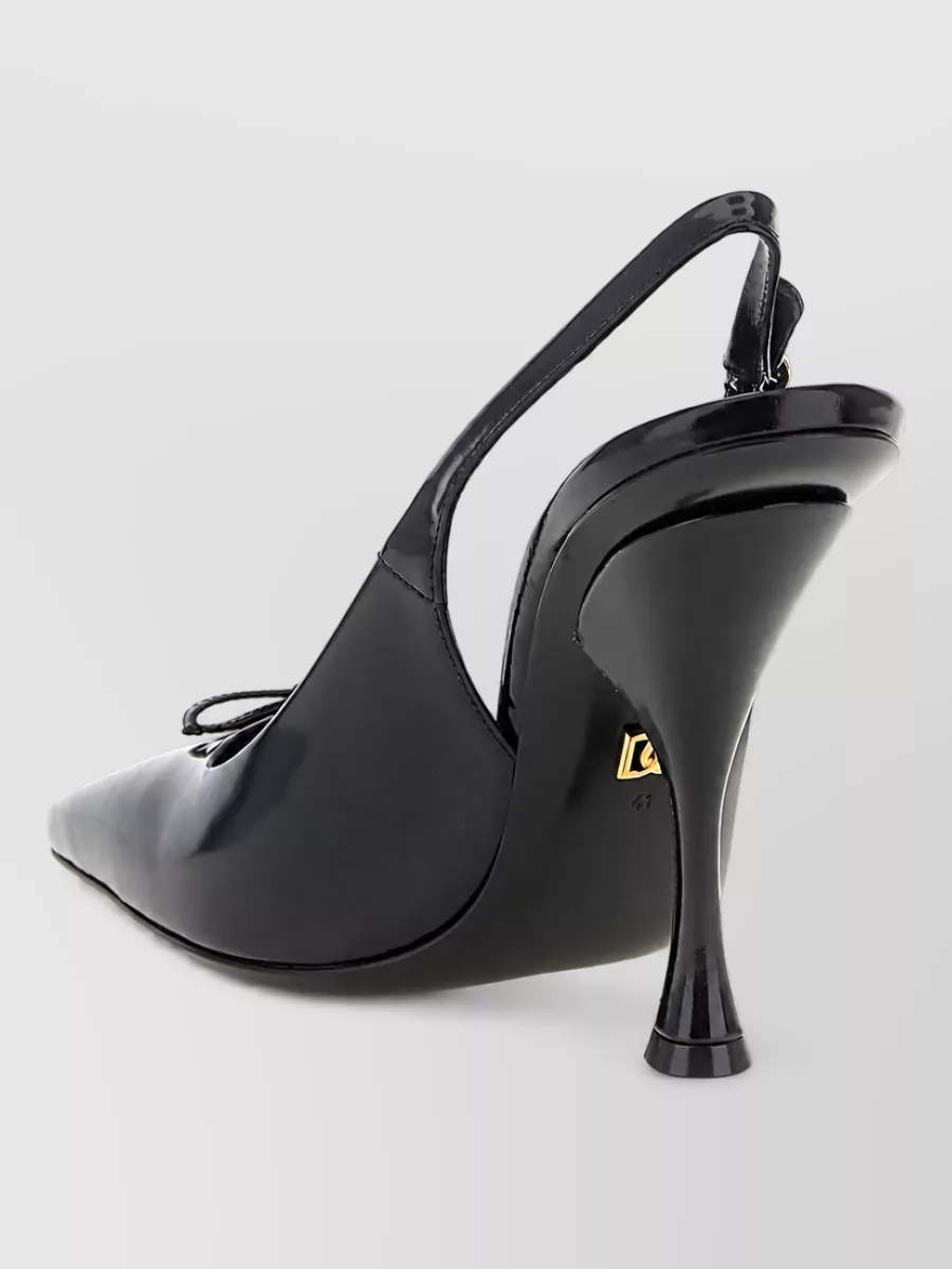 Dolce&Gabbana Leather slingback pumps