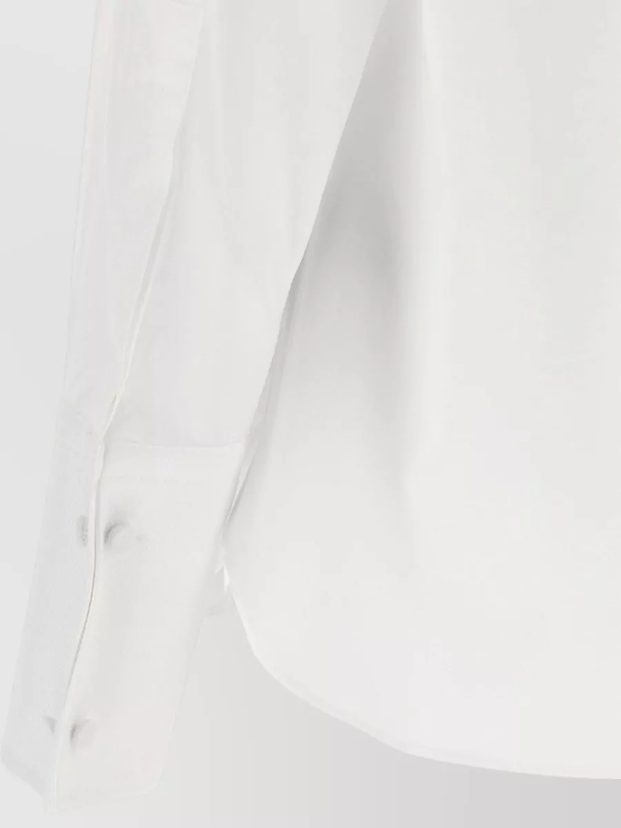 Tom Ford Cotton Long-Sleeve Tuxedo Shirt