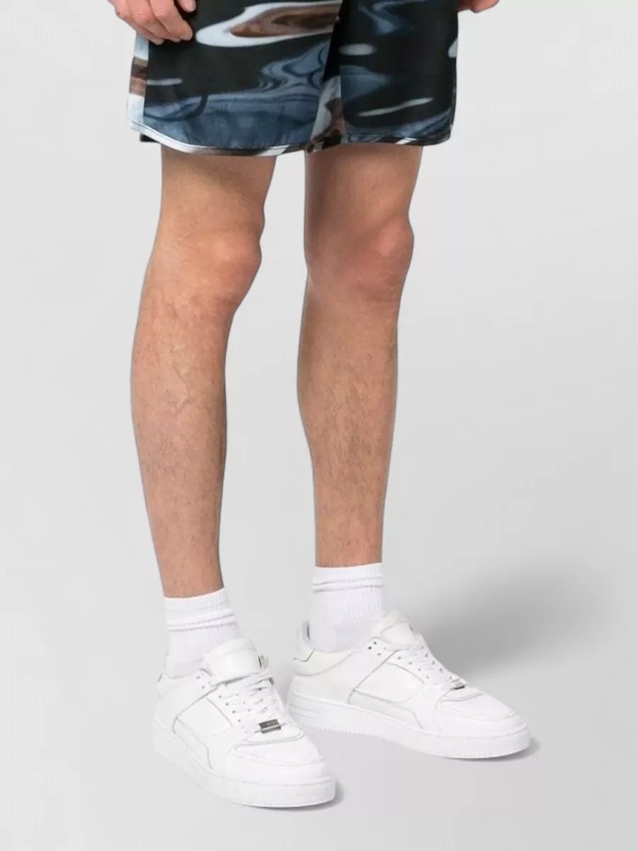 Blue Sky Inn Printed Viscose Track Shorts
