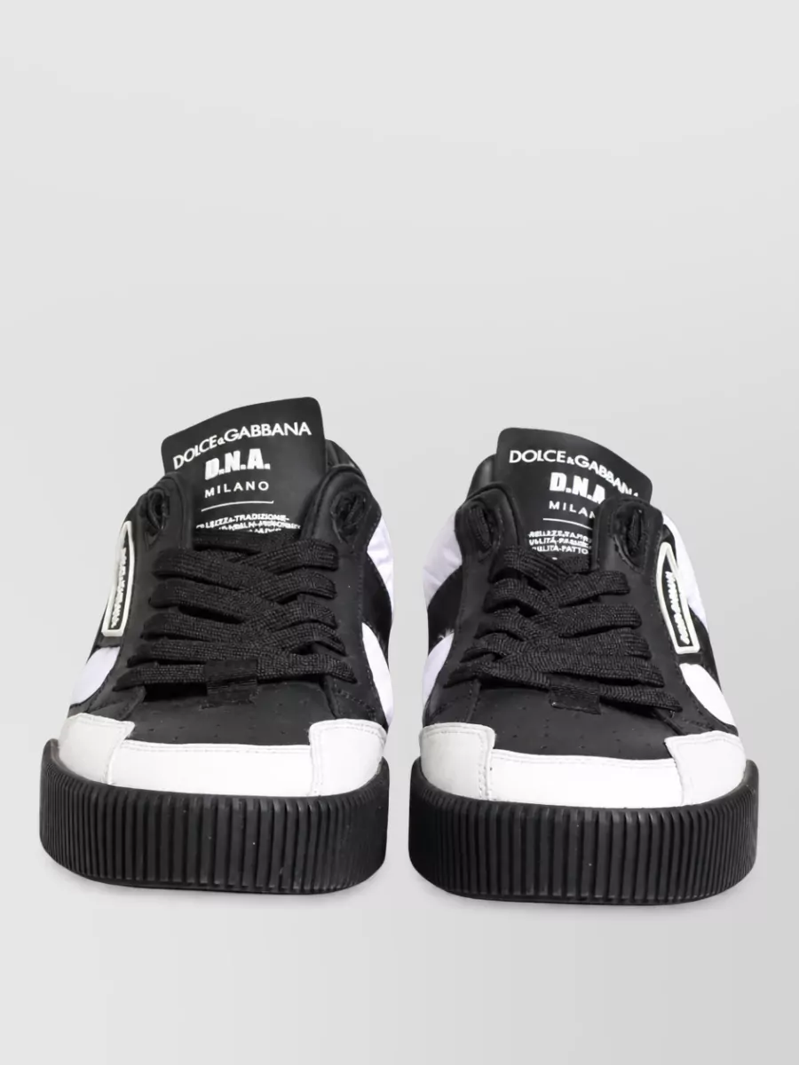 Dolce&Gabbana leather low-top sneakers