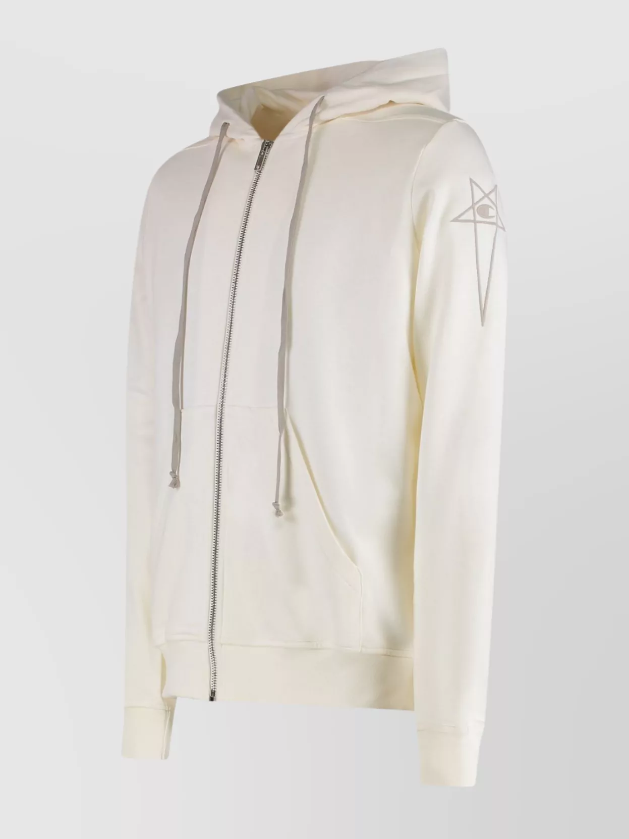 Rick Owens Jason's Full Zip Hoodie With Front Pockets