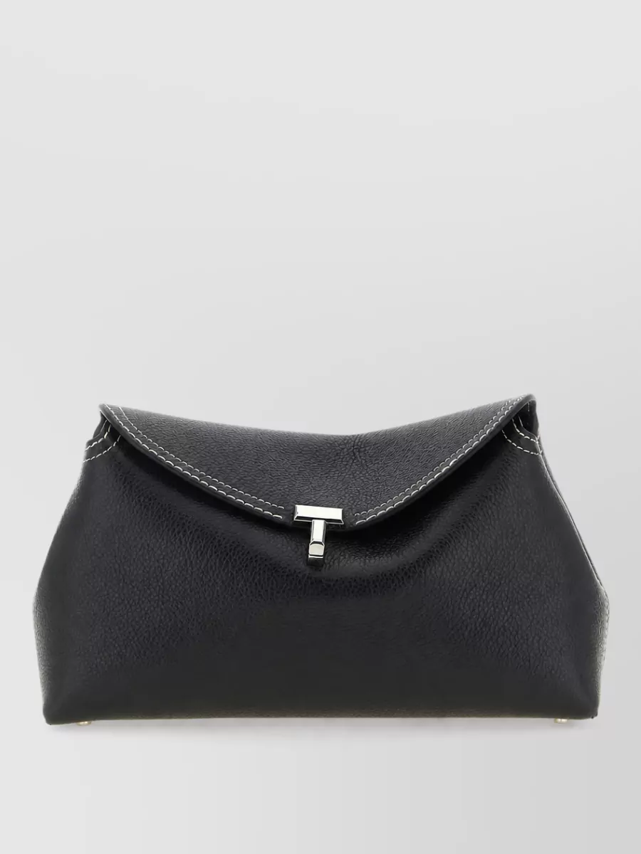 Totême leather clutch bag