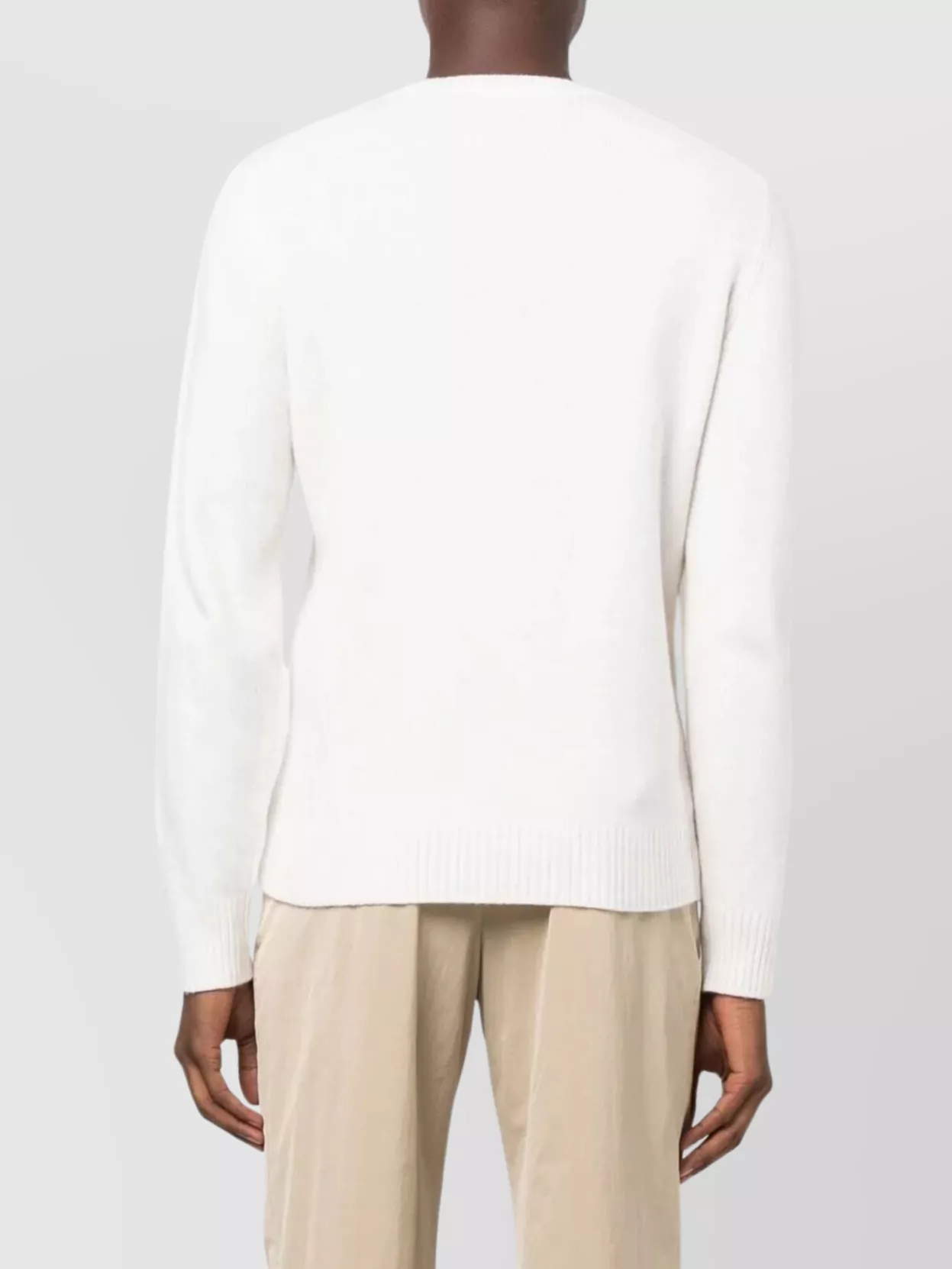 Roberto Collina Timeless Crew-Neck Sweater With Ribbed Details